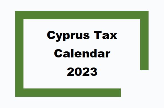 Cyprus Tax Calendar_2023
